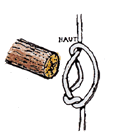 La cabane suspendue - noeud echelle de corde